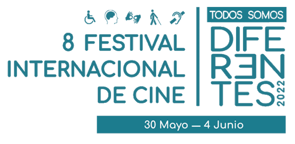 Logotipo 8 Festival internacional de Cine Todos Somos Diferentes